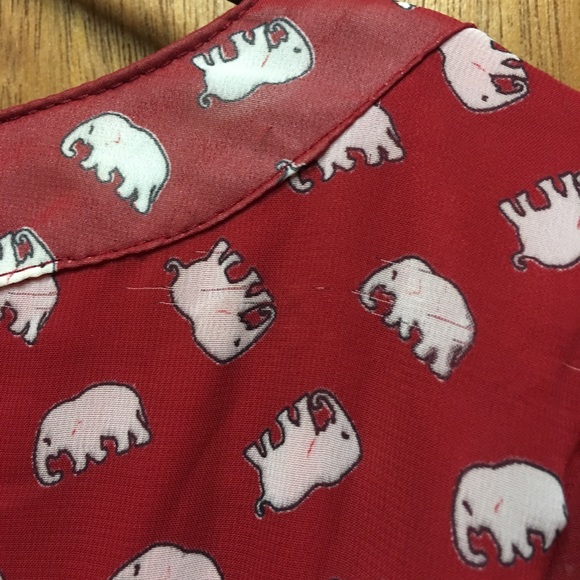 ModCloth a-line dress in elephants - Picture 8 of 8